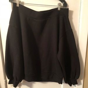 H&M Black Off The Shoulder Sweater